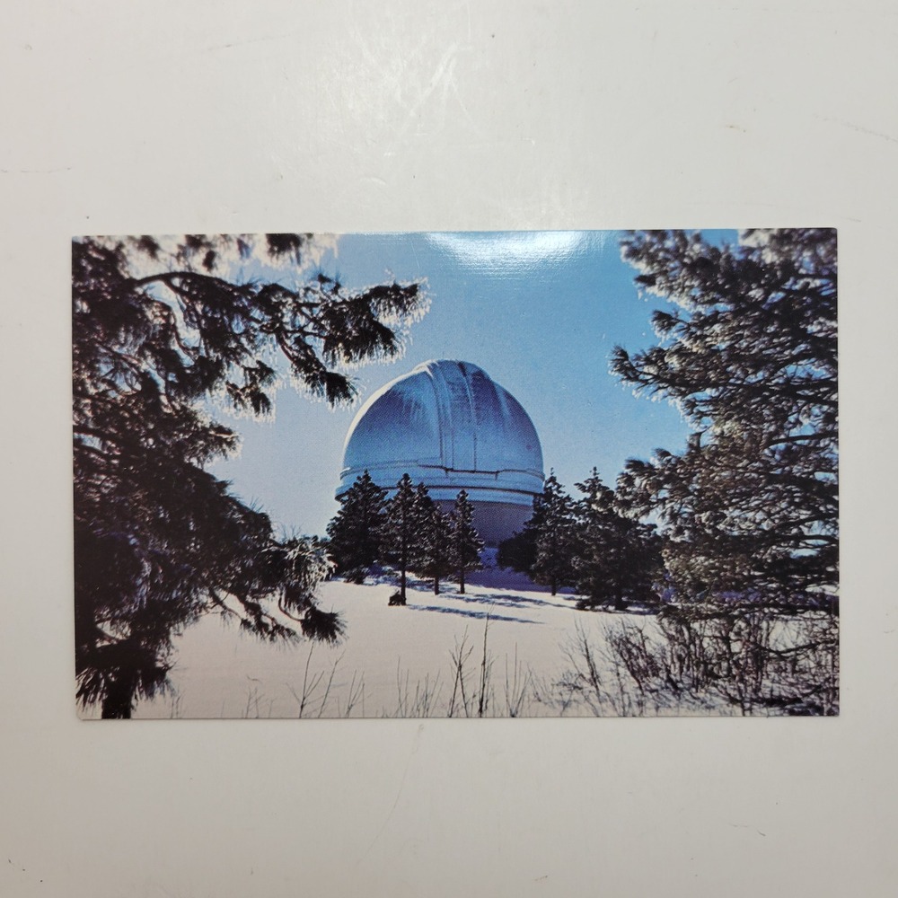 Vintage Palomar Observatory‎ Dome Postcard California Travel Souvenir